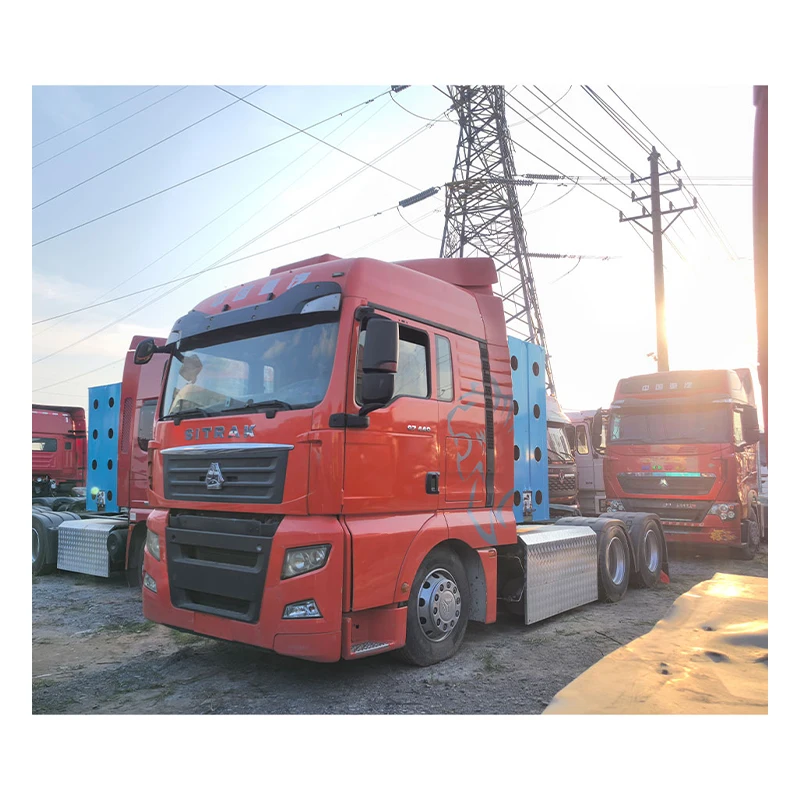 Shandong Sinotruk Howo 6*4 10-колесные тягачи 380 лошадиных сил дизельная механическая коробка передач левая б/у продается дешево Китай