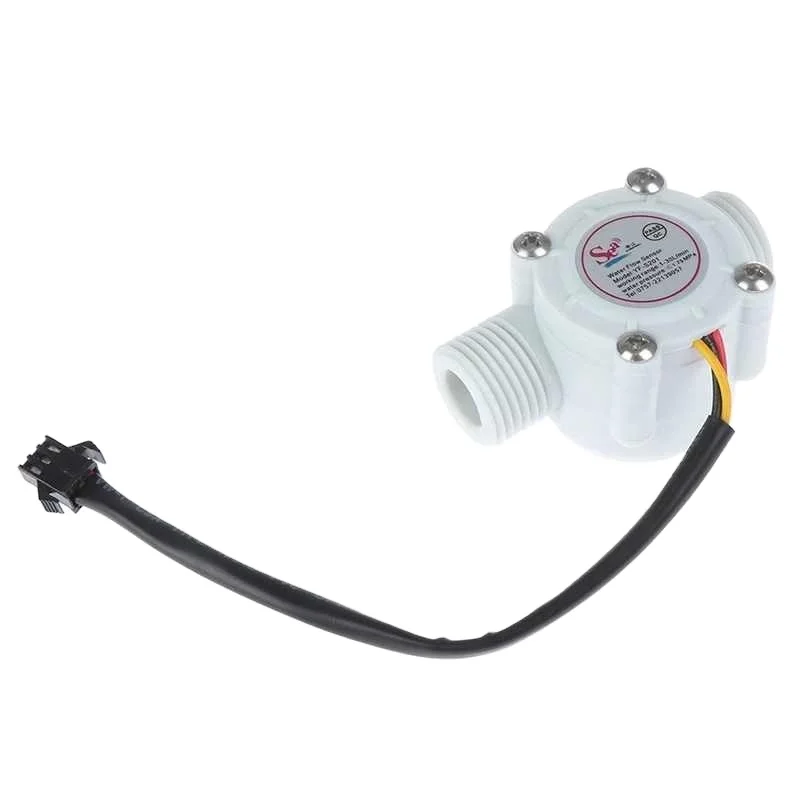 Hall 1-30L/min for Arduino 1/2' Water Flow Sensor Switch Meter Flowmeter Counter Control Effect