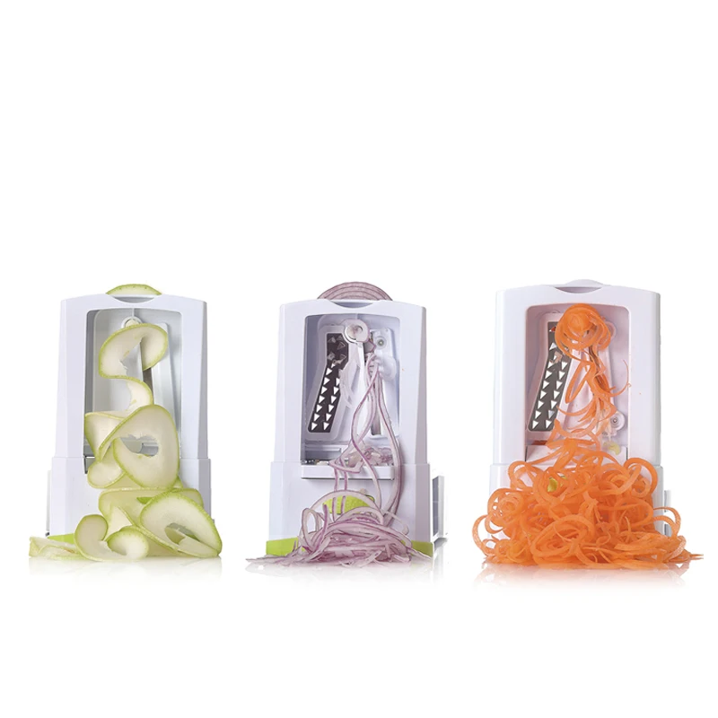 Super September Factory Sale High Quality Potato Carrot Spiral Slicer Food Processor Spiralizer Chopper