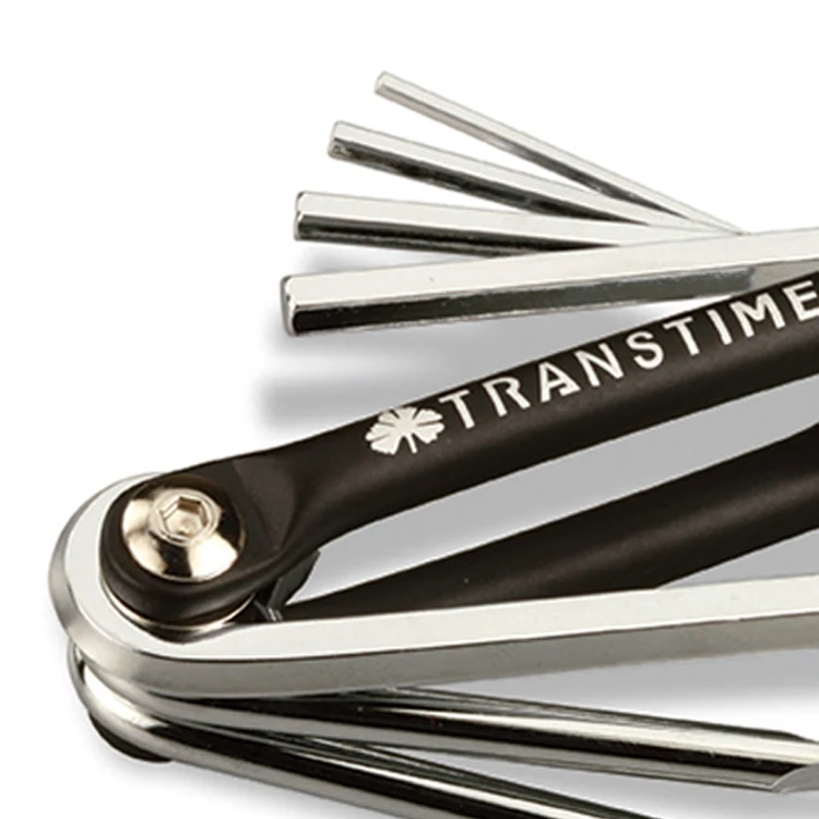 Special design widely used multi tool folding wrench bike tool kit hex allen keys set