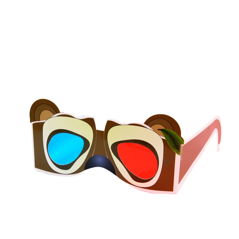 Small Maker DIY Science Experiment 3D Glasses Technology Handmade Wood Craft for Kindergarten & Elementary School STEM Education