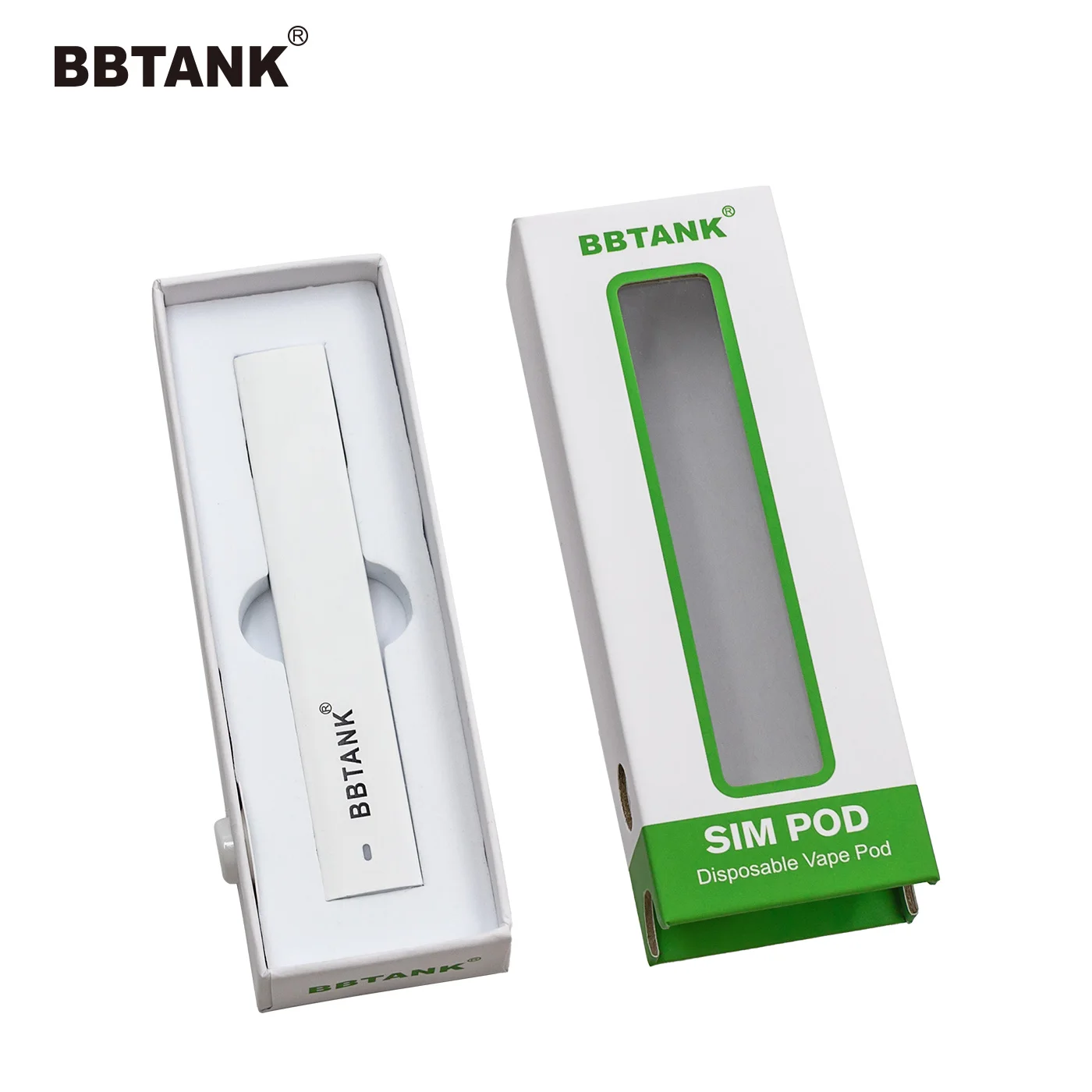 BBTANK Custom Package 510 Vape Cbd Oil Cartridge child resistant battery box vape cartridge packaging
