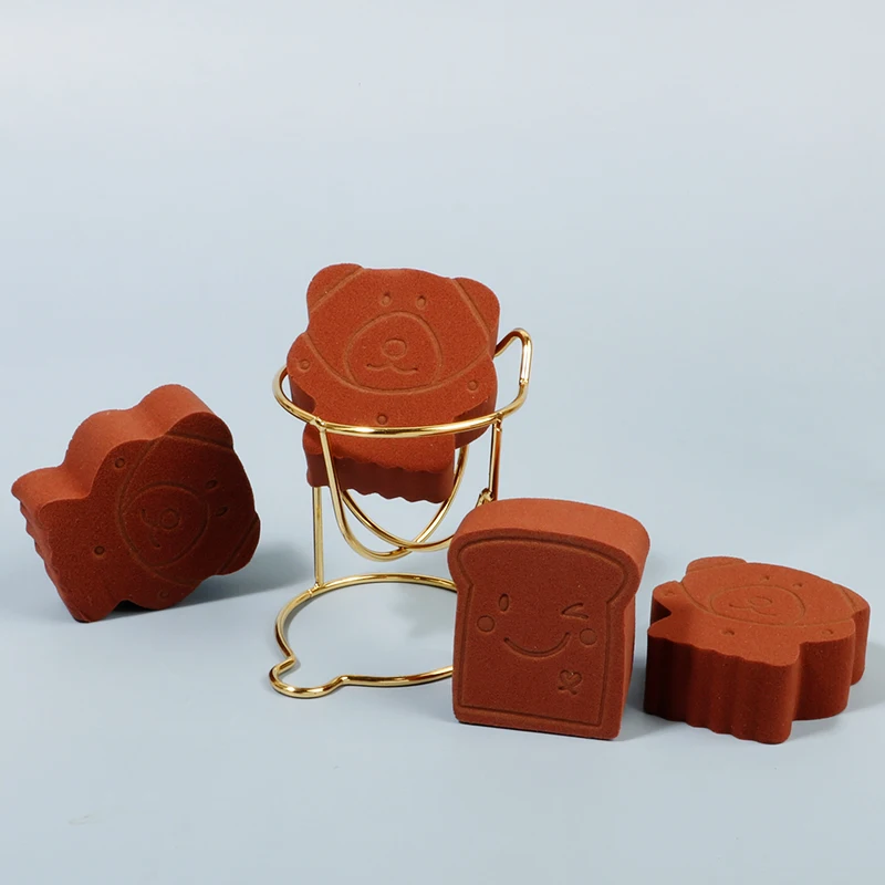 New Product Cute Wet and Dry Dual-use Easy to Apply Makeup 10-pack Small Cosmetic Puff