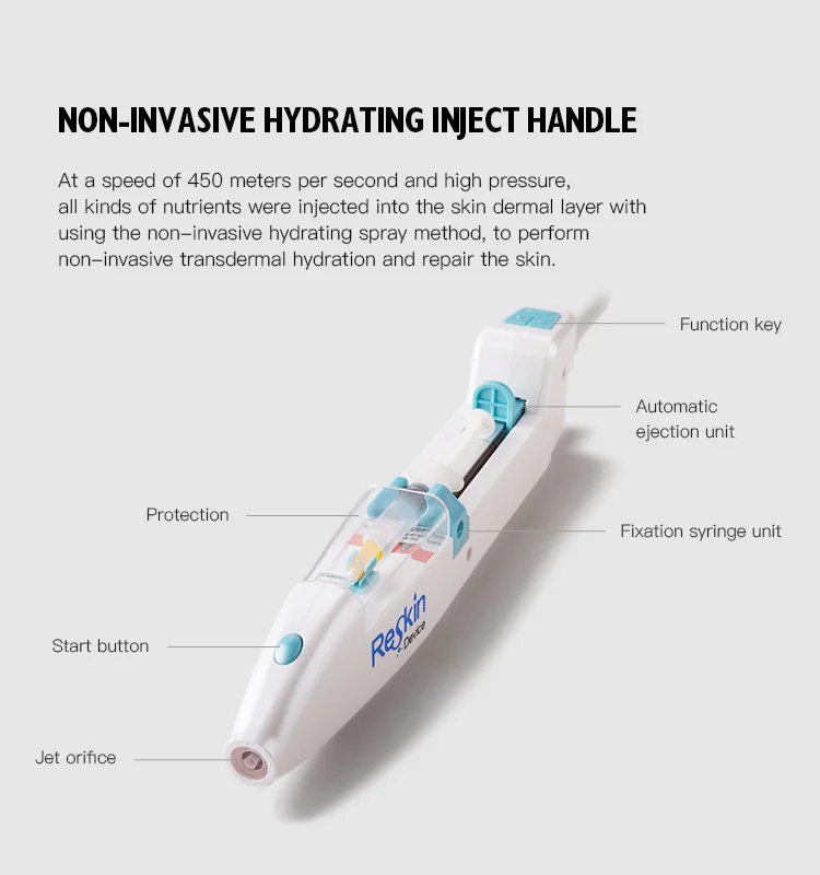 Мезотерапия без иглы для инъекций без иглы для омоложения кожи и омоложения кожи