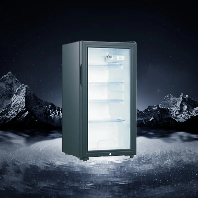 Mini Refrigerator Compact Freezer Compartment Adjustable Thermostat Control Ideal Fridge for Dorm Office Bedroom