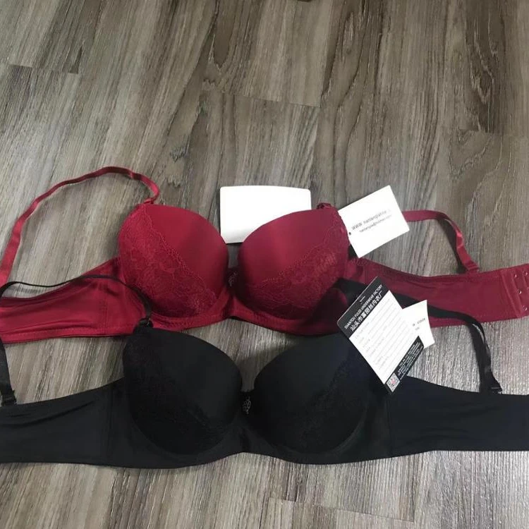 Luxury daily half lace with pendant lift gathered bra