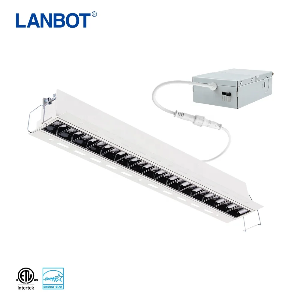 10W 20w 30w kitchen acrylic products surface mounted recessed ceiling hanging lamp office pendant led linear light