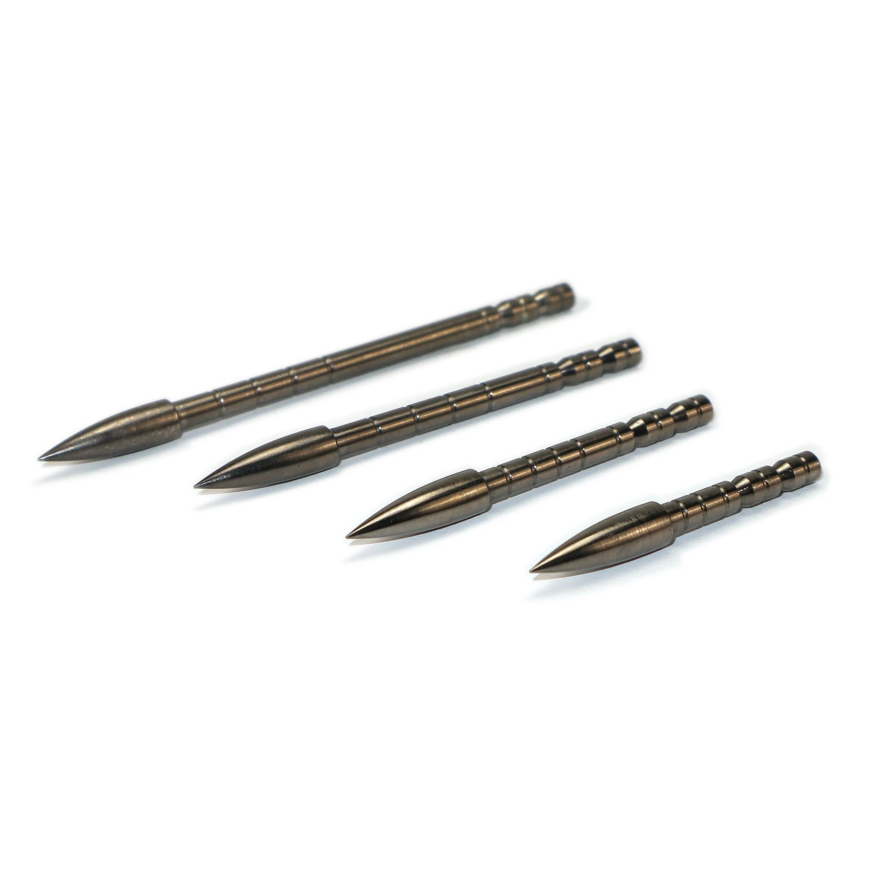 Archery Insert Arrowheads 4.2mm ID High Precision Broadheads Field Points for Hunting Arrows Fit Compound Recurve Bow