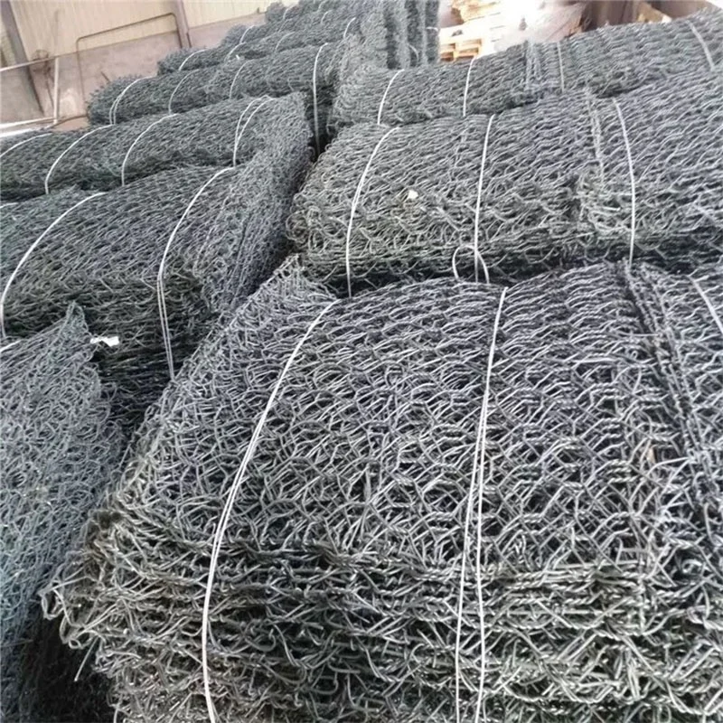80x100mm 2x1x1 pvc galfan 260gsm galvanized wire mesh gabion baskets box