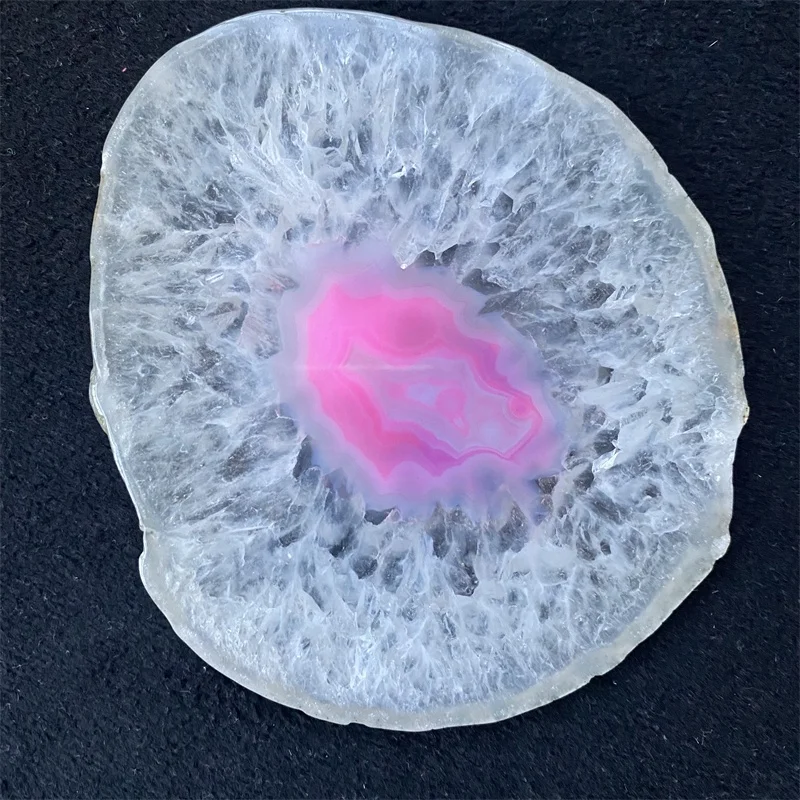 hot sale candle holder agate coaster natural white agate slices drinking cup coaster for gift