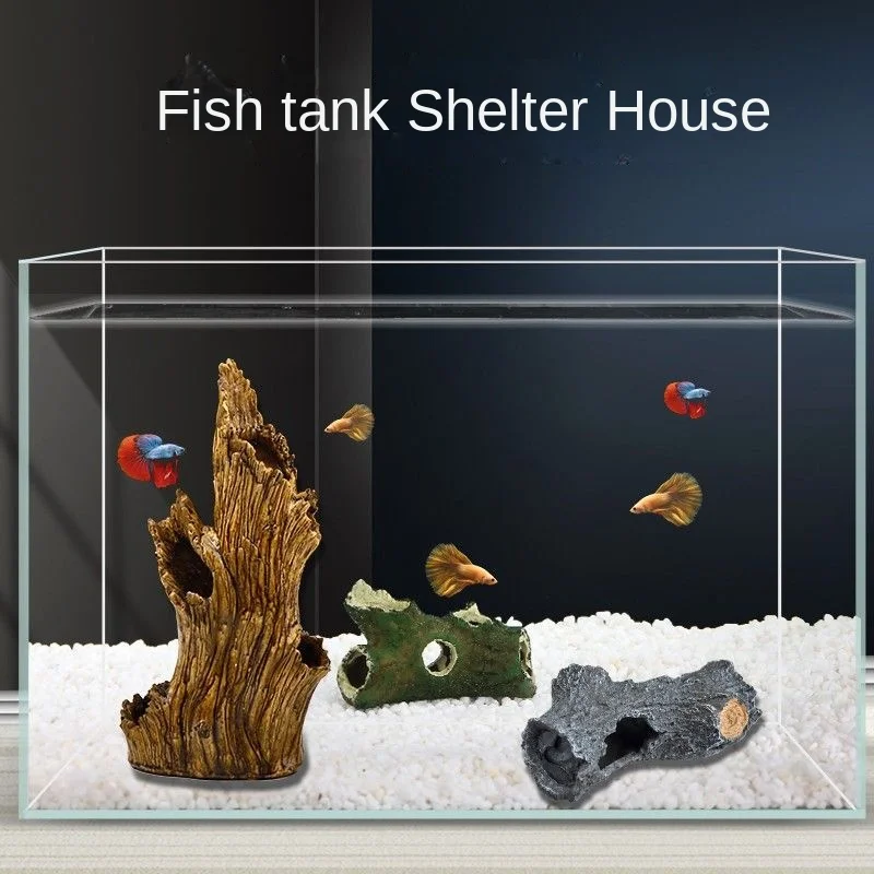 Ceramics Aquarium Decoration Hiding Shelter Breeding Nest Fish  Landscape Ceramic Clay Ornaments Aquarium Accessories