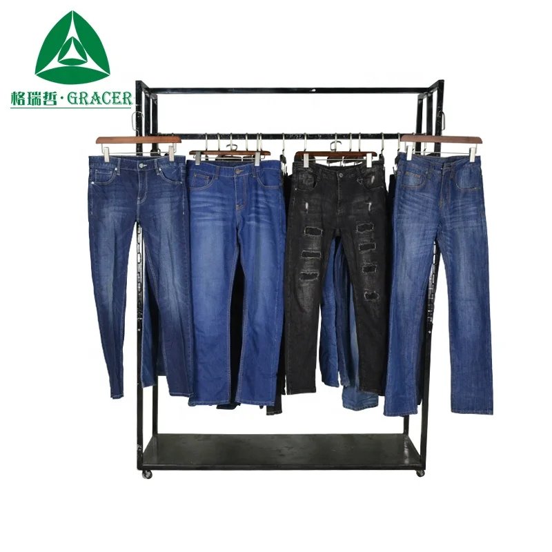 First class second hand clothes jeans pants bangladesh sorted used clothing