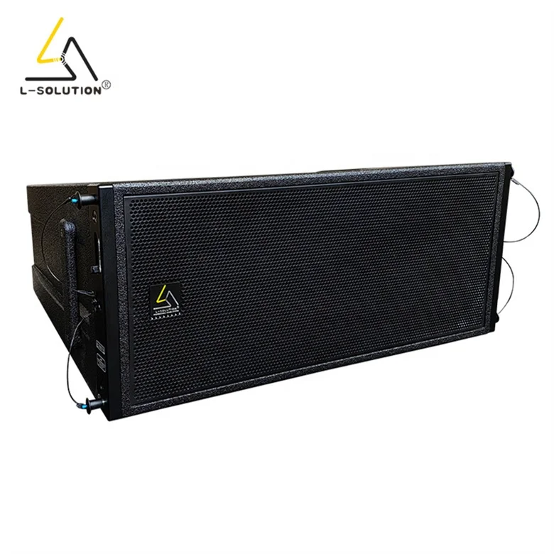 Dual 10 inch Professional audio active speaker pa System 3 way Line Array speakers for Stage concert