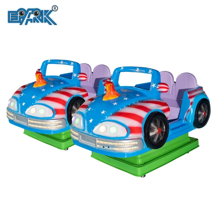 Entertainment Amusement Park Ifec Arcade Game Machine Fiberglass Kiddie Ride Blue Car Swing Car