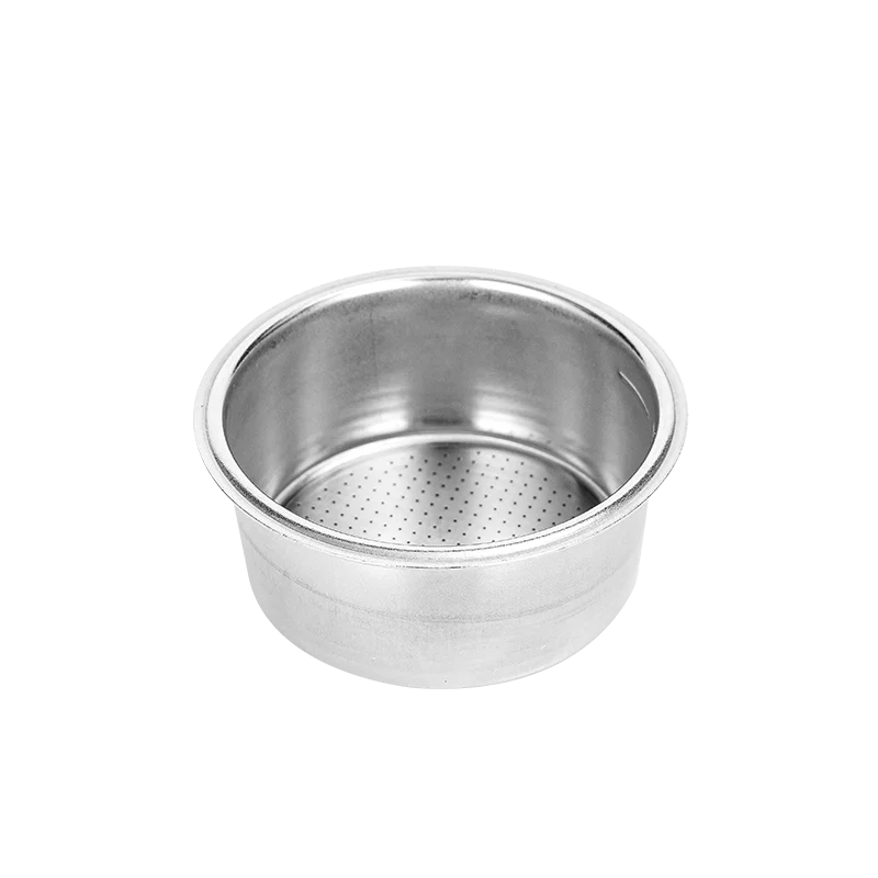 Stainless Steel Single Layer 51mm 2Cup High Pressure Coffee Machine Filter Porous Accessories Double Cup