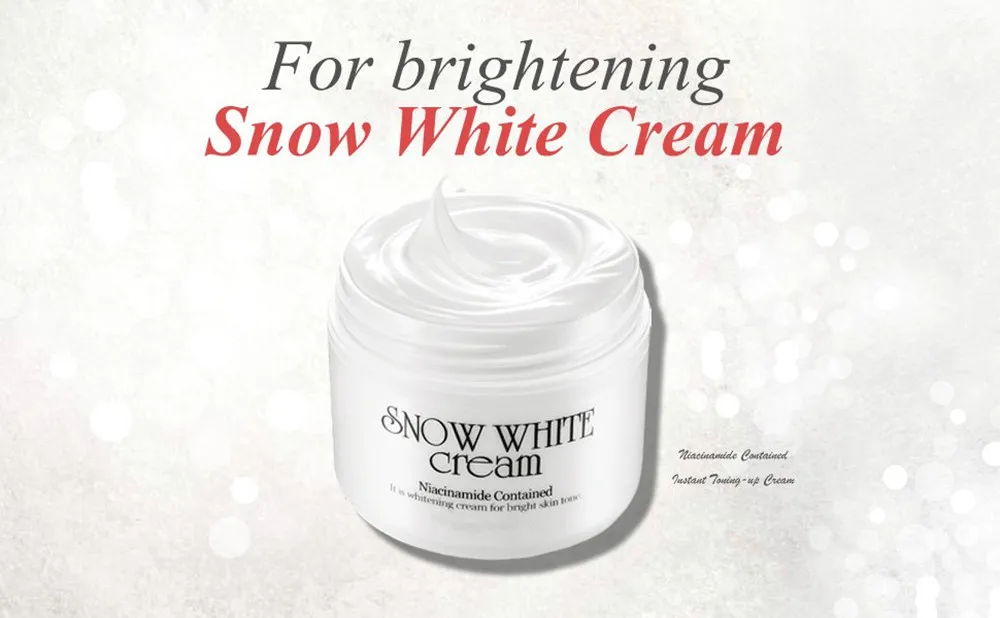 Private label Best Facial Niacinamide Brightening and Whitening Snow White Cream