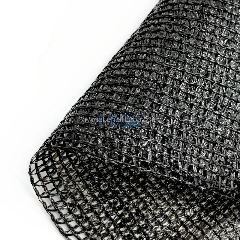 PE mesh netting black shadow net 50% 60% sun block shading nets