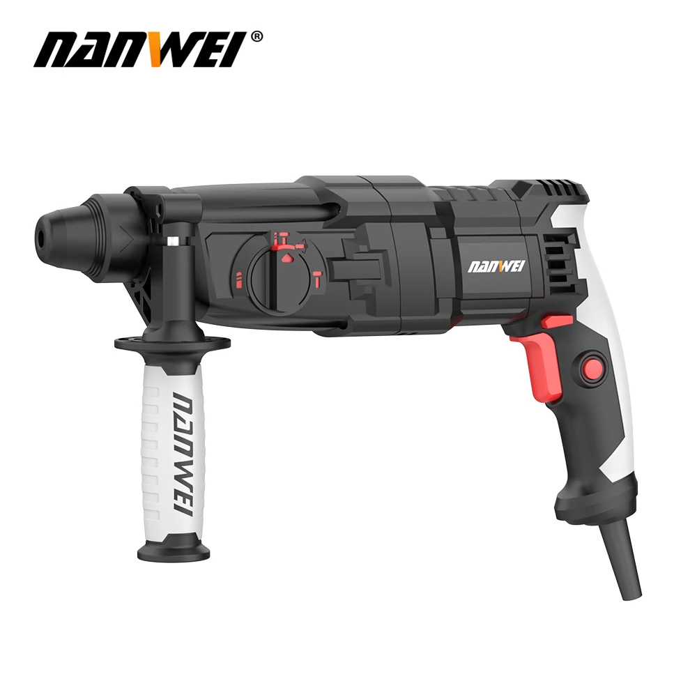 NANWEI Factory Price Electric Hammer Drill For Concrete Wood Drilling 800W Impact Drill Set