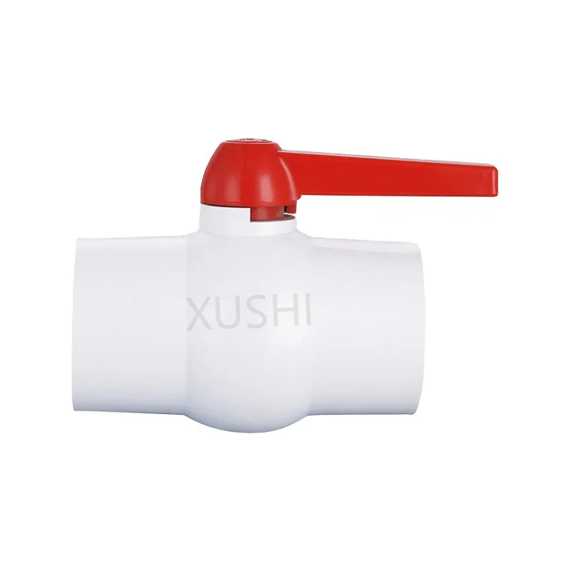 Plastic u-PVC ball valve long handle white ball valve for water supply