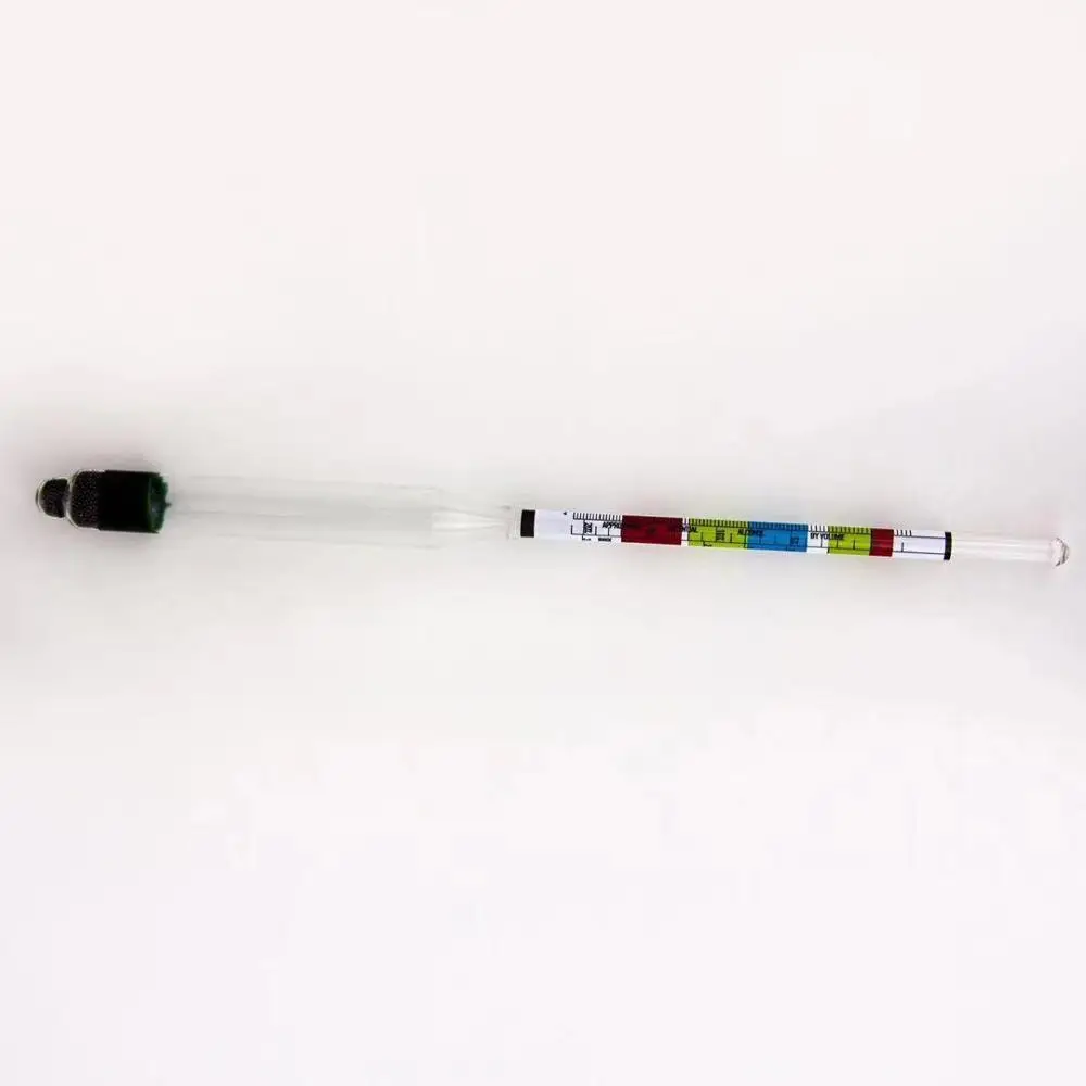 hot sell Triple Scale Hydrometer for Beer Wine Mead & Kombucha -Specific Gravity ABV alcohol Tester