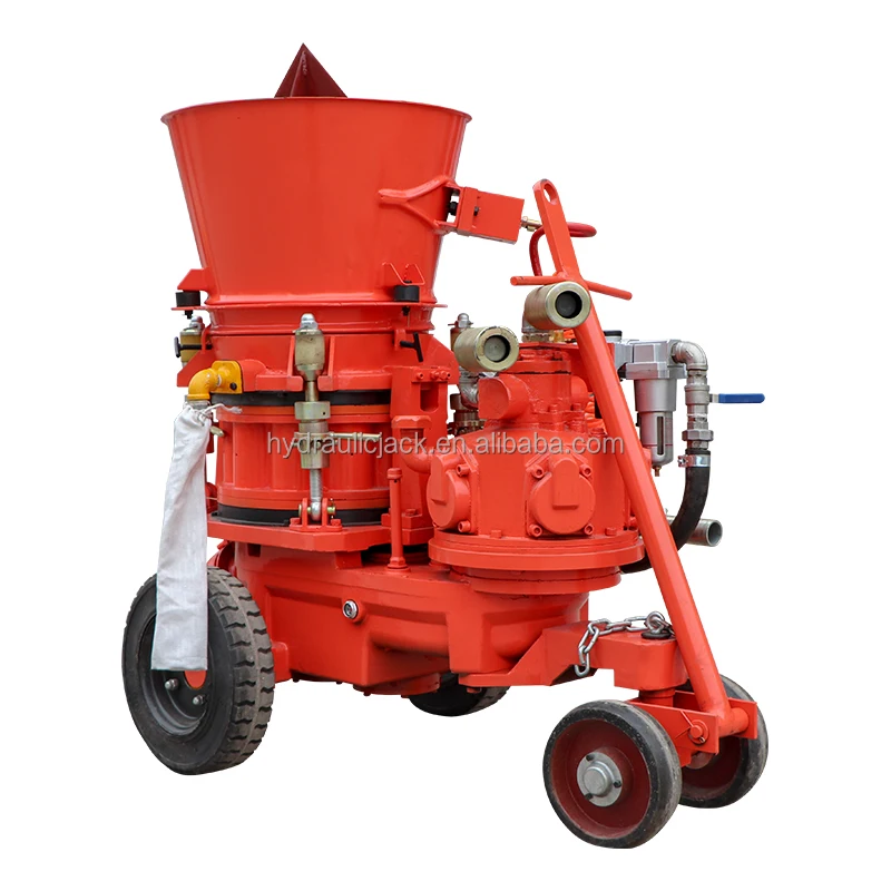 Tunnel Refractory Rail Wheel Anti-Explosion Gunite Shotcrete Machinery Concrete Pump Spray Shotcrete Machine for Mining