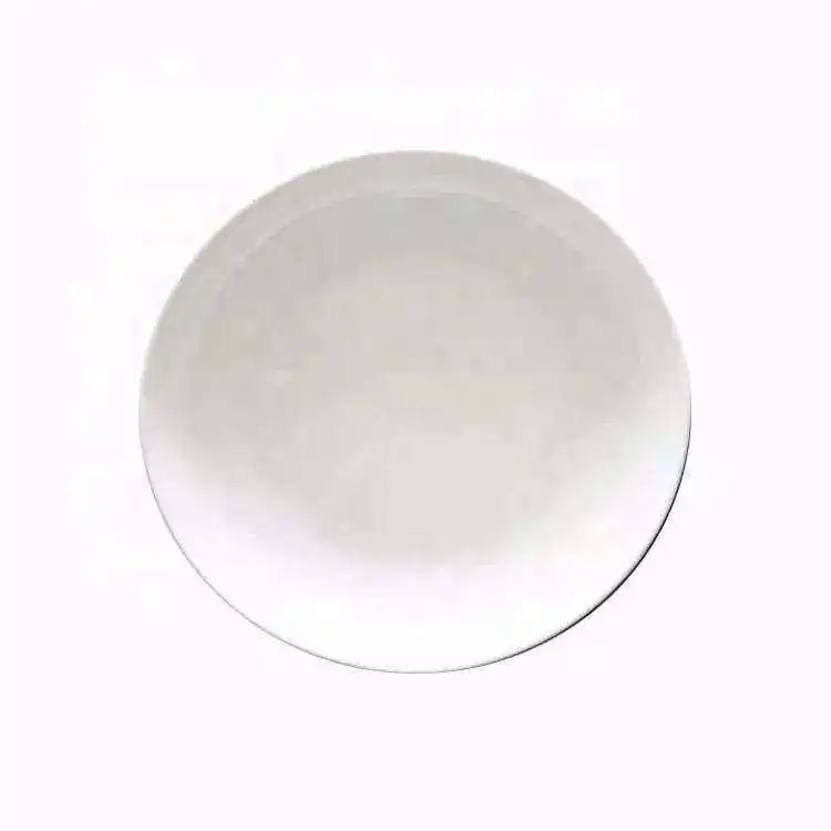 Customized White Good Quality High Sales Ware Round Porcelain Plate