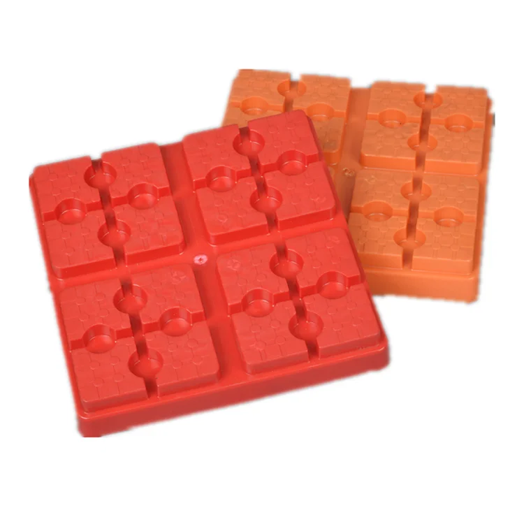 Пластиковые выравнивающие блоки, подставка, спасательная площадка для путешествий, прицепов, кемперов, грузовиков, 4 шт. в пакете