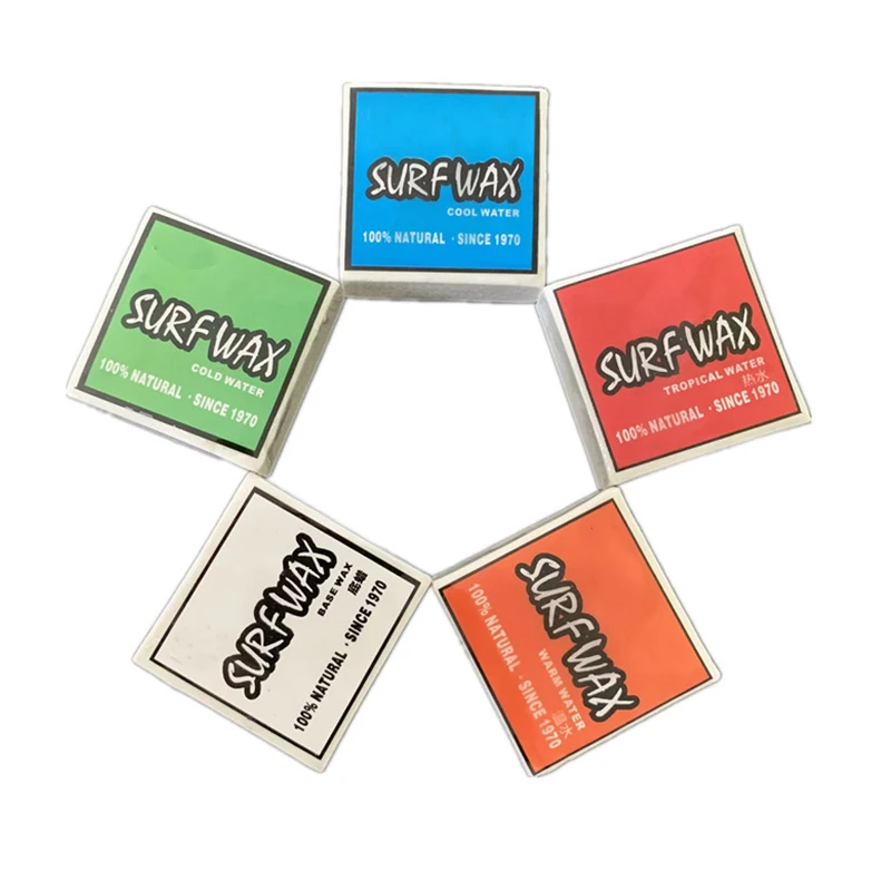 MESOROCK China Durable Skateboard Waxes Surf Wax Tropical for Surfboard Skimboard Non Skid Surf Board Wax