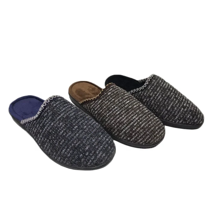 New style nylon knitted yarn upper super soft velvet midsole women style Indoor slippers