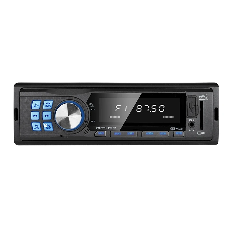 Universal 1din Car sterio Audio Amplifiers Subwoofers USB Mp3 RDS DAB radio Music Player with BT hand-free calling function