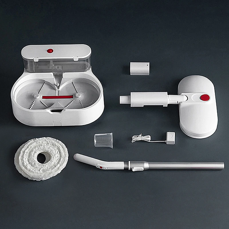 BOOMJOY microfibre Self wash Cleaning Head Replaceable Spin wet Mop Multifunction cordless Electric water Spray Mop