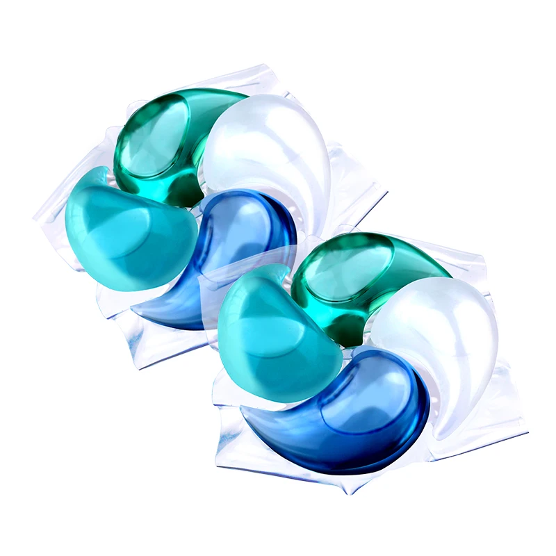 4 in 1 Strong stain removal laundry capsule pods soften Boosts Freshness anti-mites laundry capsule pods