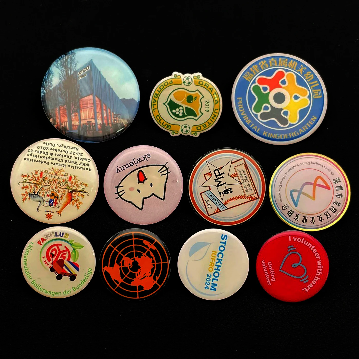 Promotional custom soft enamel epoxy badges Wholesale Antique Bronze Metal Baseball Lapel Pins 3D Design