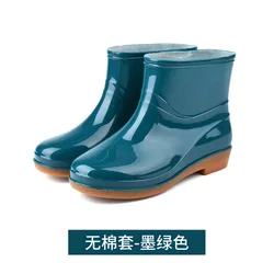 Wholesale Cheap Fashion Woman Yeezy Rain Boots 2022 Custom Waterproof Pvc Plastic Rain Boots For Women