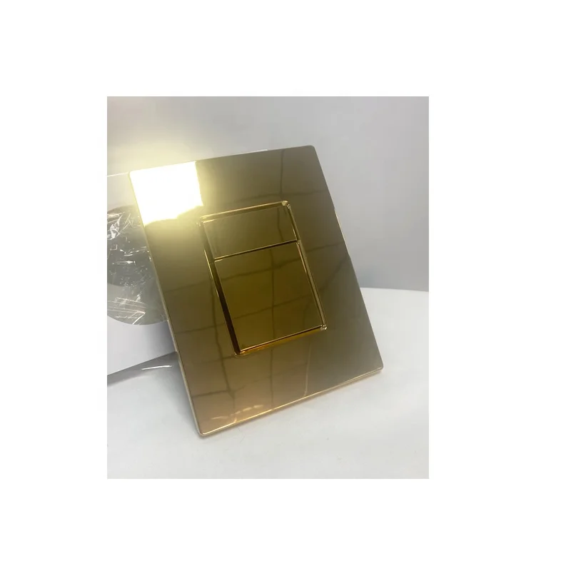 Wall Mounted Concealed Cistern Push Panel White Dual Push Buttons fit with Grohe flush plate 38505000 Skate Air Plate