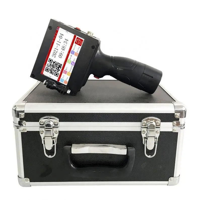 Automatic portable printing machine hand printer plastic bottle label printing manual coding