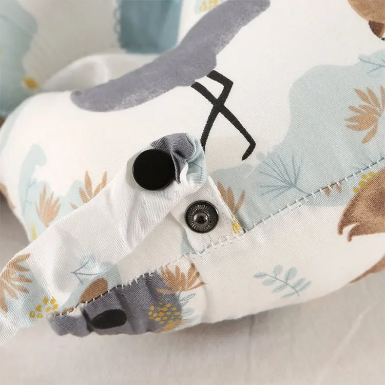 large soft vacuum package custom logo baby nursing pillow adjustable comfortable hand 3 in 1 breastfeeding pillow