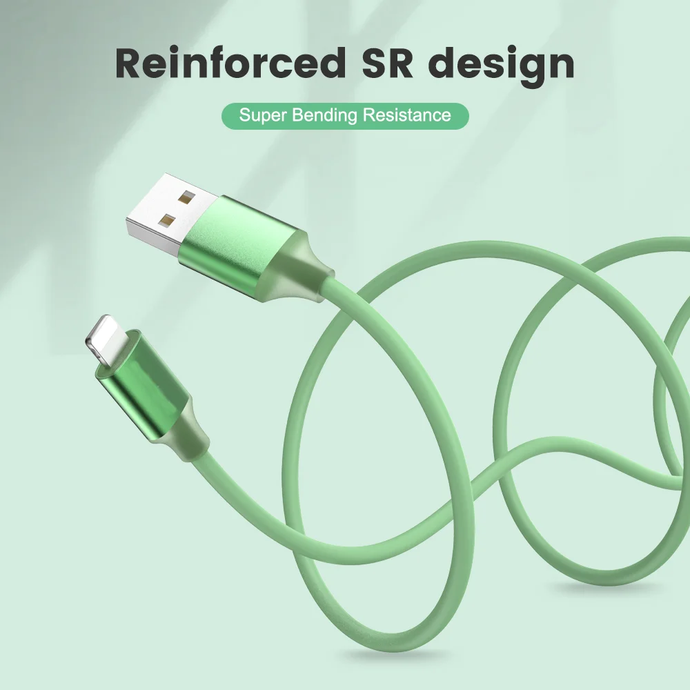 Лидер продаж на Amazon пользовательский 1 м зеленый ПВХ 6 А USB-кабель для передачи данных и быстрой зарядки Usb-кабель типа C 5 мобильного