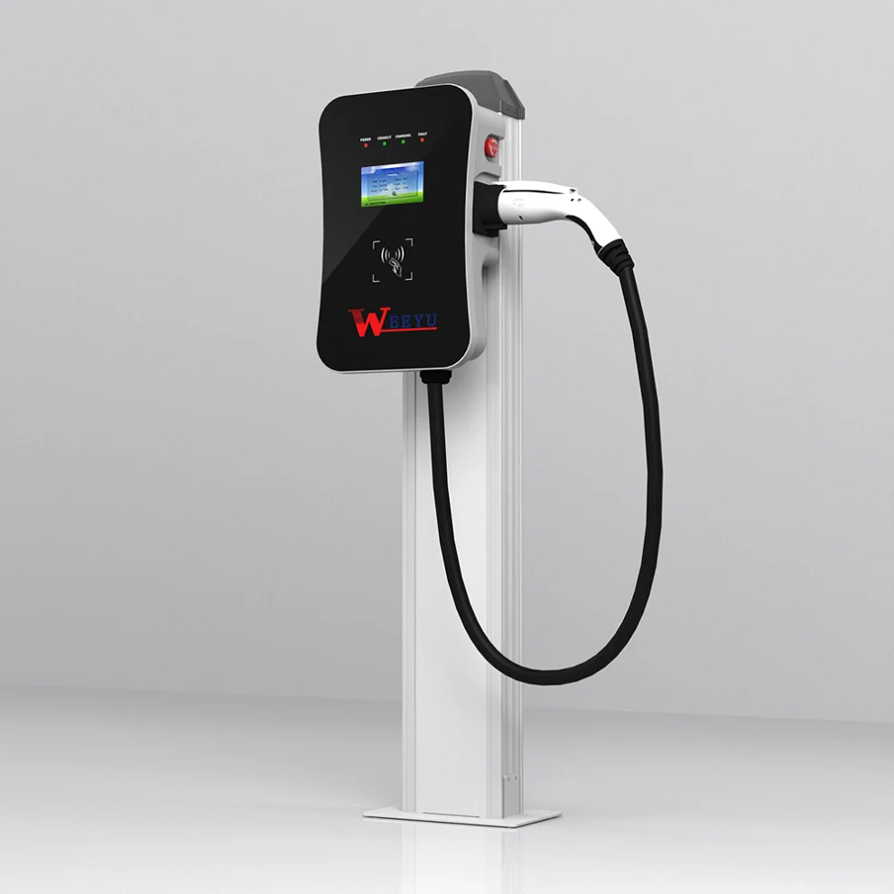 WEEYU Electric Car Charging three phase 32amp fast evse 32A System Type 2 EV Charger EVSE Wallbox