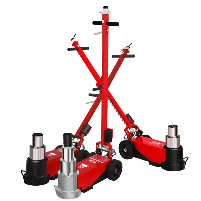 2 Stage Truck Repair Lift Jacks 30/60 Ton Pneumatic Air Hydraulic Jack