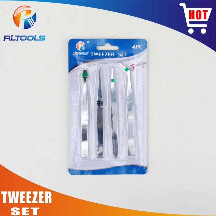 4 in 1 Rilong Eyelash Extension Tweezers With High Quality multi multi function