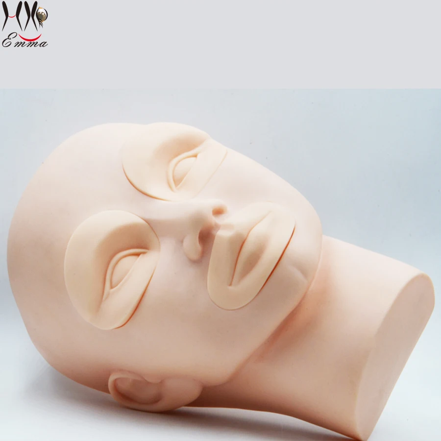 maquillaje permanente Practice Mannequin Head with Removable Lips and Eyes