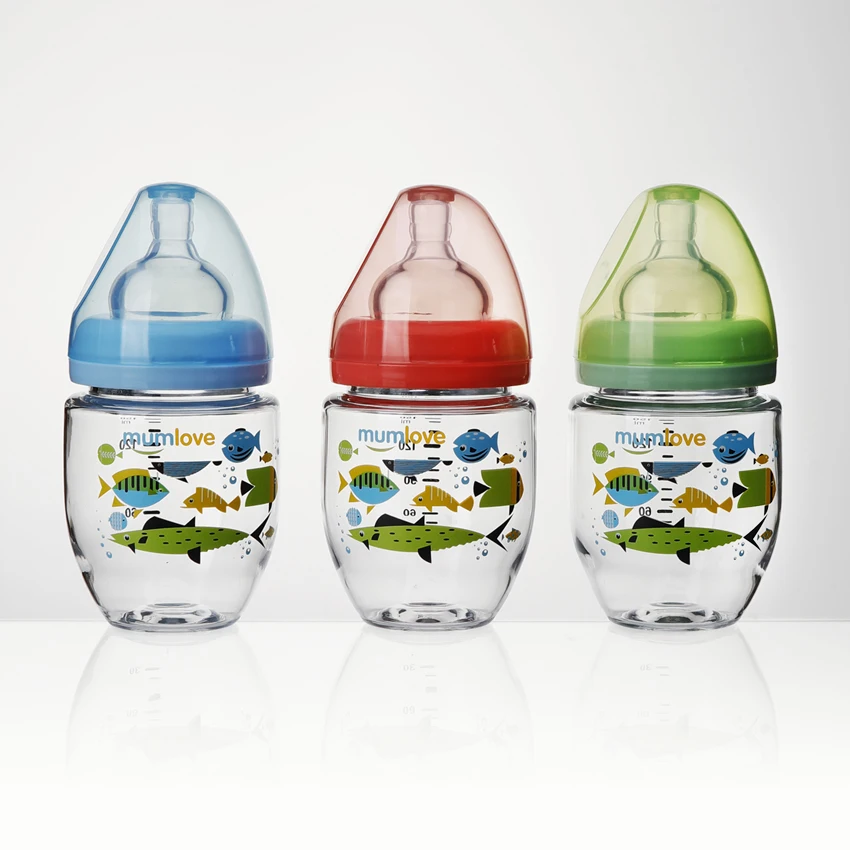 Mumlove 150ml China Factory Best Selling Unique Bpa Free Baby Feeding Bottle