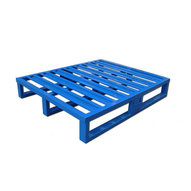 Steel Pallet For Industrial Racking Shelves 4 Way Entry Type Heavy Duty Logistic Warehouse Stackable Iron Metal Euro Pallets