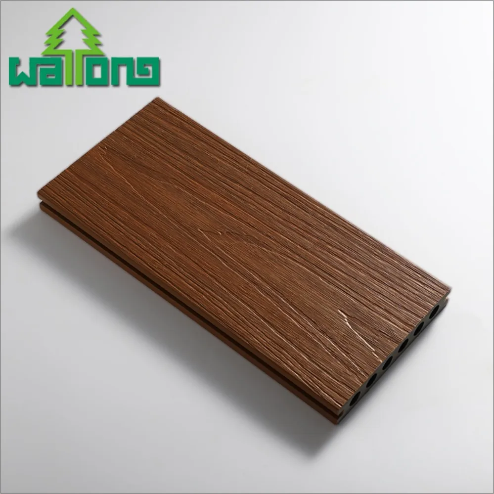High quality engineered tongue and groove waterproof  interlocking composite wpc crack-resistant decking
