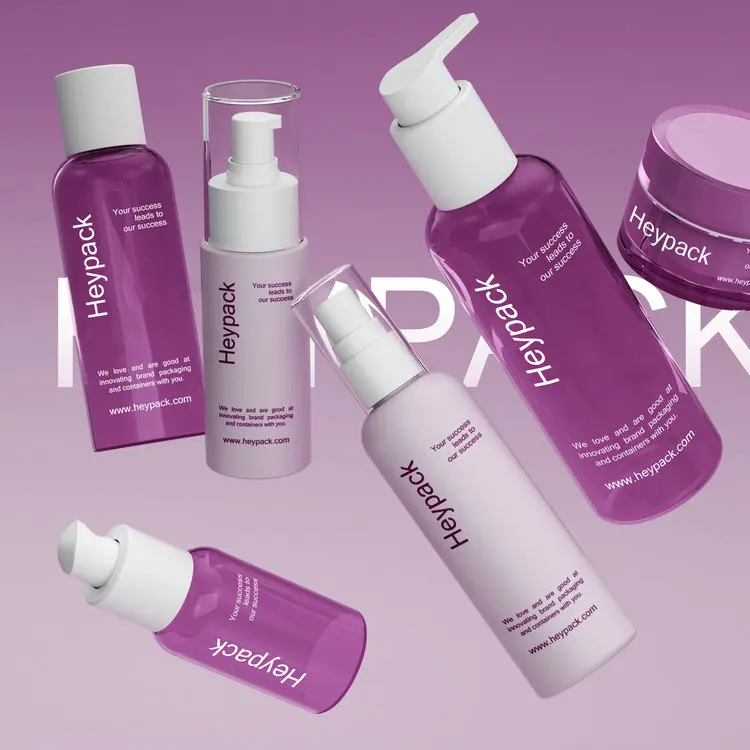 30ml 50ml 60ml 100ml 150ml small size skincare packaging sets bottle for lotion serum