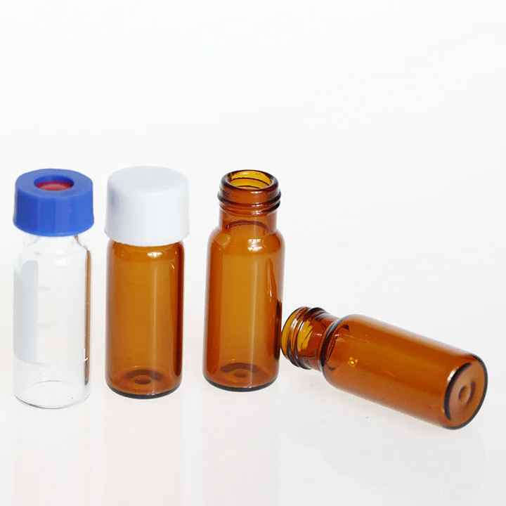 1.5ml 2ml HPLC Autosampler chromatography vials 9-425 amber septa glass vials