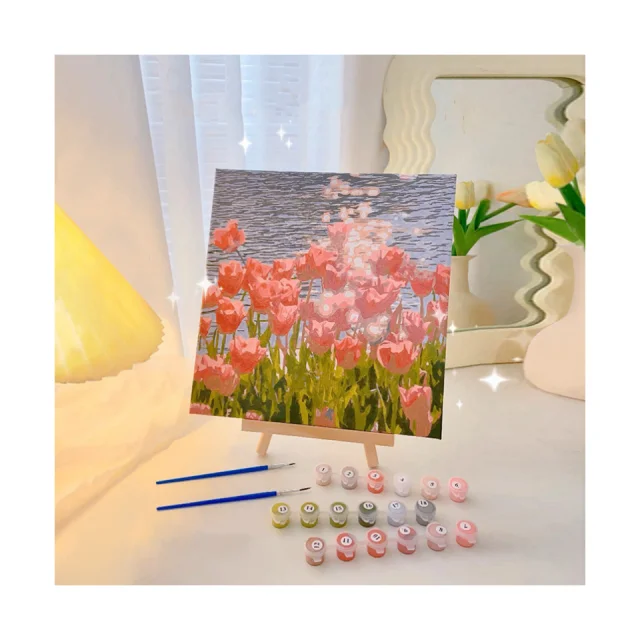 DIY Painting By Numbers Kids acrylic paint by numbers Wall Art Special gift Canvas Painting on canvas