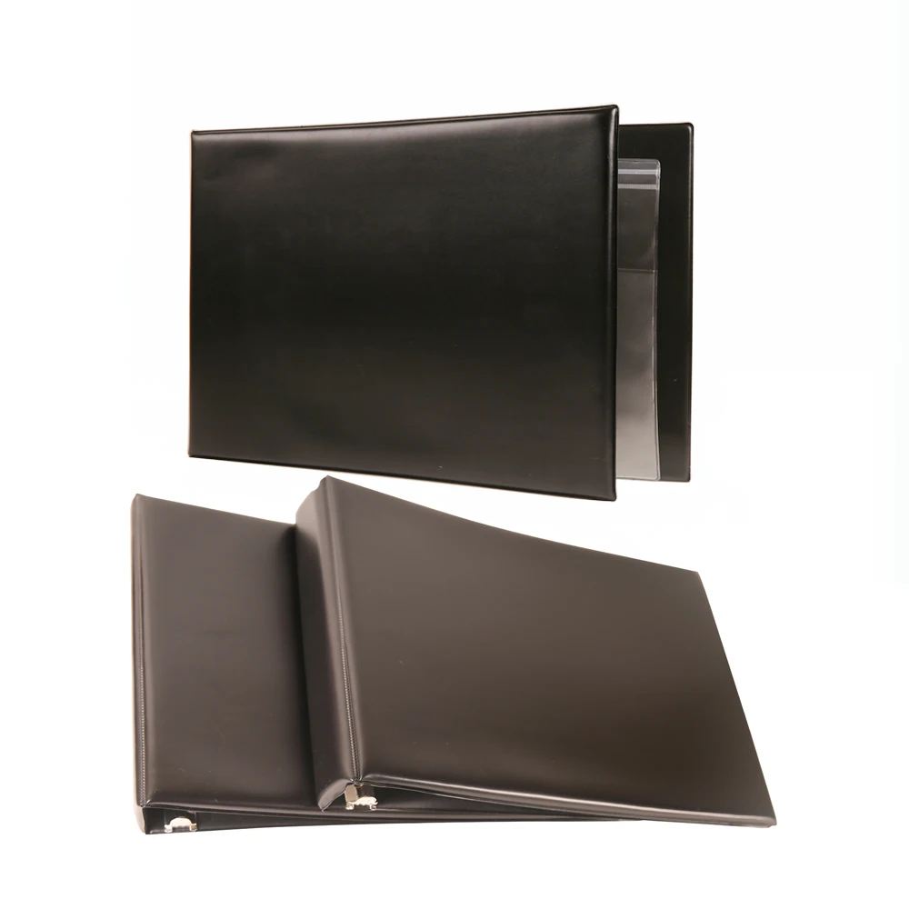 Индивидуальная пластиковая папка на 7 колец с чековой книгой для бизнеса