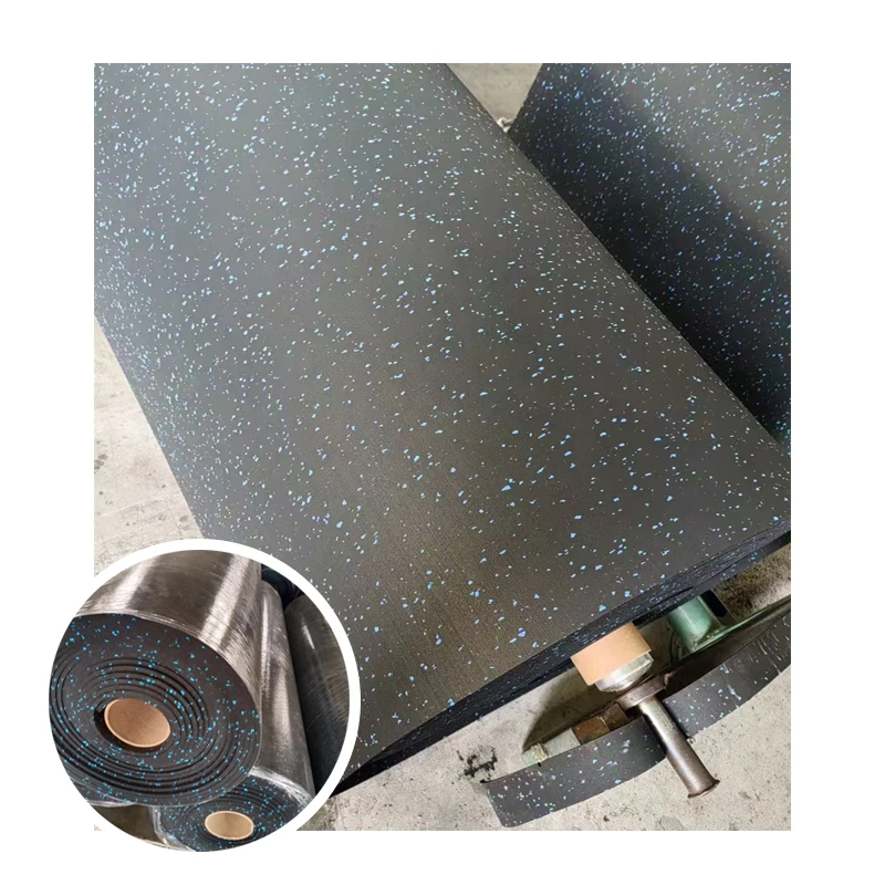 Hot Sale Indoor Crossfit Gym Rubber Mats Gym Flooring Tiles Rolls